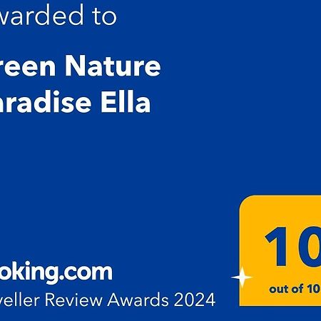 Green Nature Paradise Ella Bagian luar foto